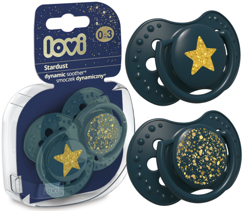 LOVI SMOCZEK DYNAMICZNY STARDUST 2szt. 0-3m ZIELONY