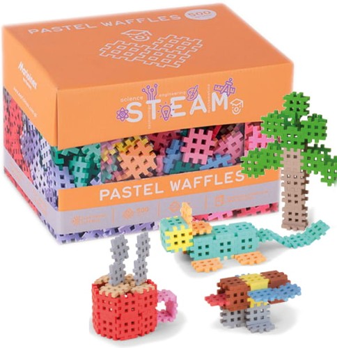 MARIOINEX STEAM WAFLE PASTELOWE KLOCKI 500 SZT 2+ 03629