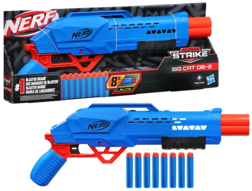 Nerf Alpha Strike Big Cat DB-2 Pistolet Wyrzutnia Zestaw Hasbro 8+