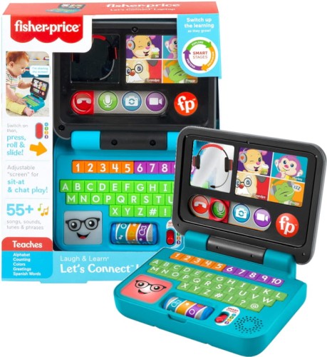 FISHER PRICE INTERAKTYWNY EDUKACYJNY LAPTOP MALUCHA POROZMAWIAJMY 