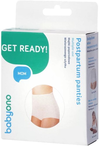 Babyono Wielorazowe Majtki Poporodowe XL 2 szt.