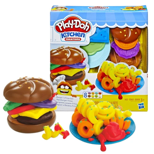 Hasbro Play-Doh Ciastolina Zestaw Burger I Frytki