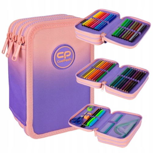 Coolpack Jumper 3 Piórnik Z Wyposażeniem 3-komorowy Gradient Berry