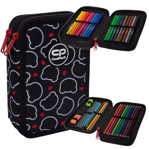 Coolpack Jumper 2 Piórnik Z Wyposażeniem Bear 2-komorowy