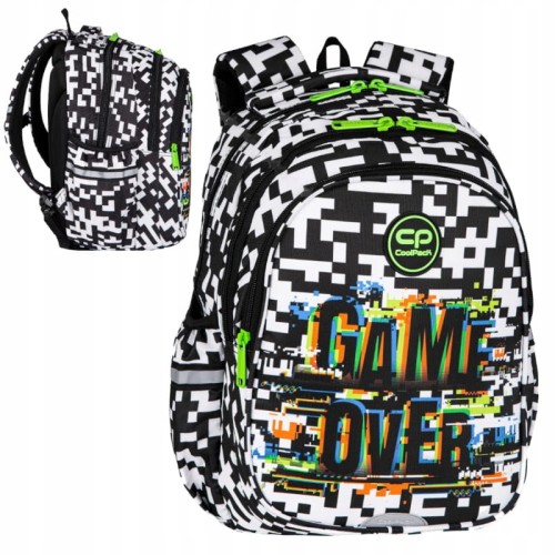 Coolpack Jerry Plecak Szkolny Młodzieżowy Game Over 3-komorowy