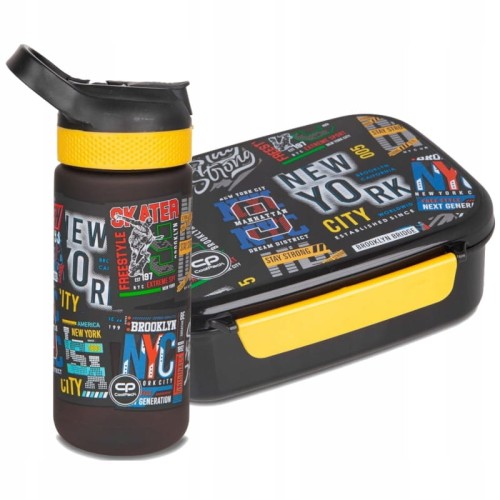 Zestaw Coolpack Bidon Bibby + Śniadaniówka Foody X Big City