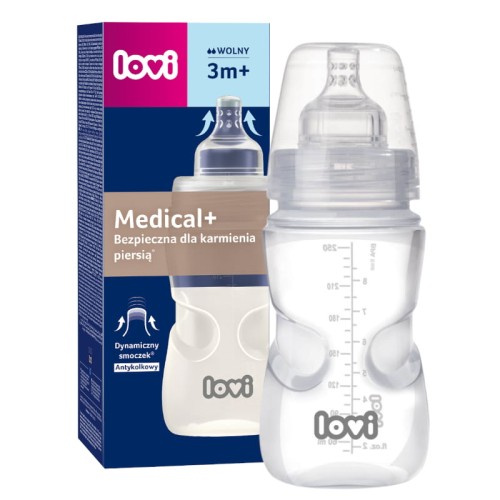 LOVI BUTELKA MEDICAL+ 250ml SMOCZEK SUPERVENT 3m+