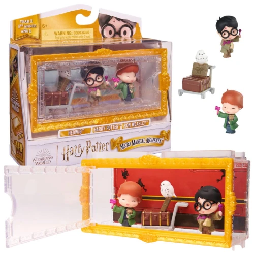 Wizarding World Harry Potter Mini Figurki Harry Ron i Hedwiga Zestaw