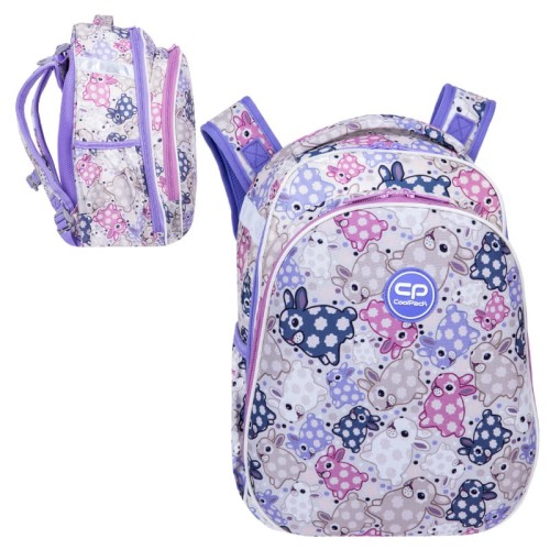 Coolpack Turtle Plecak Szkolny Usztywniany White Bunny 