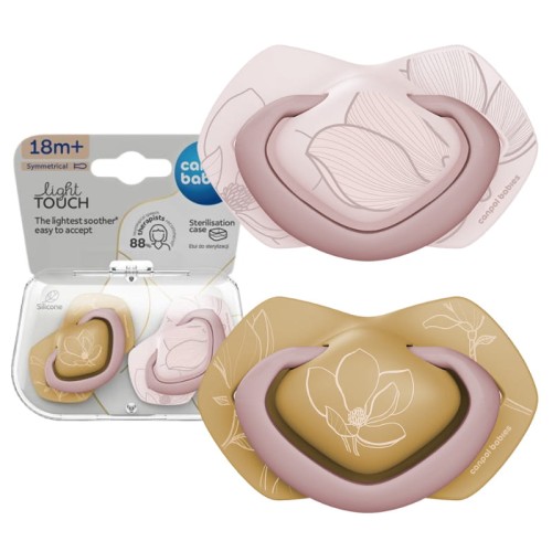 Canpol Babies Smoczek Silikonowy Symetryczny Light Touch 18m+