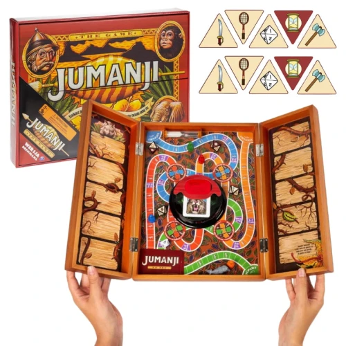 Jumanji Wersja Drewniana Gra Planszowa Przygodowa