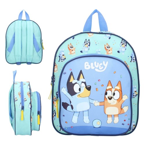 Vadobag Mały Plecak Przedszkolny Dziecięcy Z Kieszenią Bluey Best Friends Fun