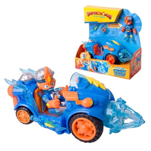 Super Things Kazoom Power Zestaw Pojazd Bojowy + Figurka Kid Kazoom