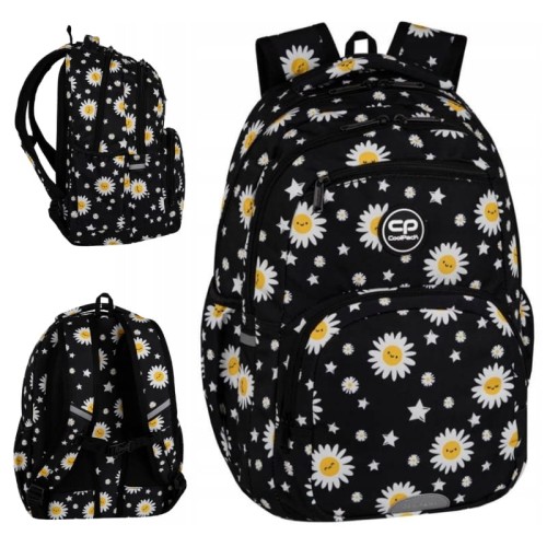 Coolpack Pick Plecak Szkolny Podróżny 2-Komorowy Daisy Black