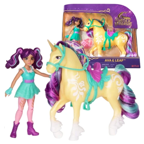 Spin Master Unicorn Academy Lalka Ava I Jednorożec Leaf Akademia Jednorożców 4+