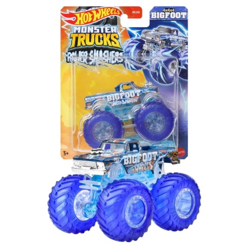 Hot Wheels Monster Truck Power Smashers Pojazd 1:64 4x4x4 Bigfoot 3+