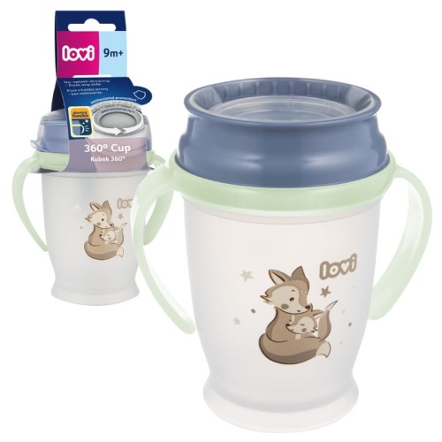 Lovi Kubek 360 Night & Day Fox 250ml Świecący W Ciemności 9m+