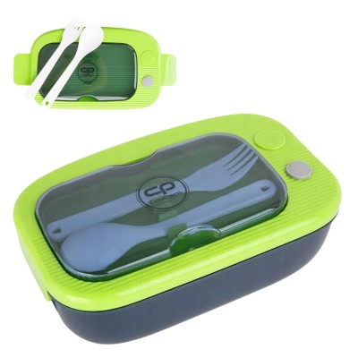 Coolpack Mil Śniadaniówka Lunchbox Z Przegródką + Sztućce Niebiesko-Zielona