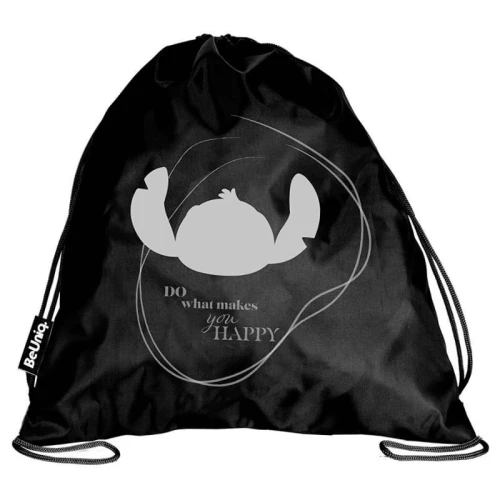 PASO Worek Na Buty Sportowy Gimnastyczny Makes You Happy Stitch BeUniq