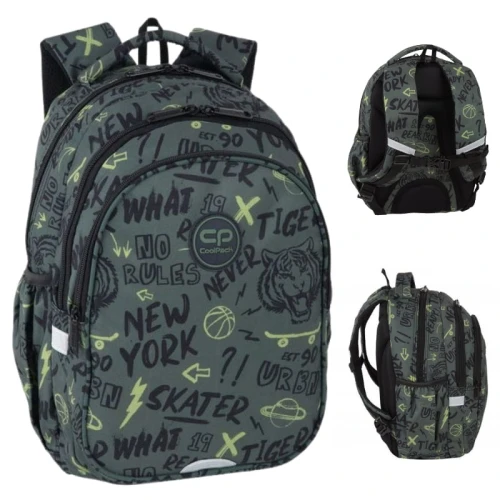 Coolpack Jerry Plecak Szkolny Młodzieżowy Tiger 3-komorowy