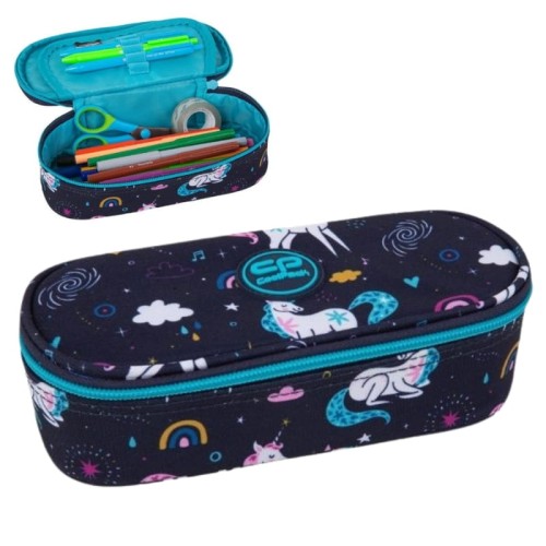 Coolpack Campus Piórnik Jednokomorowy Z Klapką Bez Wyposażenia Mrs Unicorn