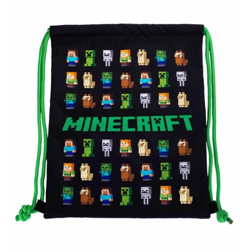 Astra Worek Szkolny Na Obuwie Na Buty Trening WF Basen Sportowy Gimnastyczny Do Szkoły Minecraft