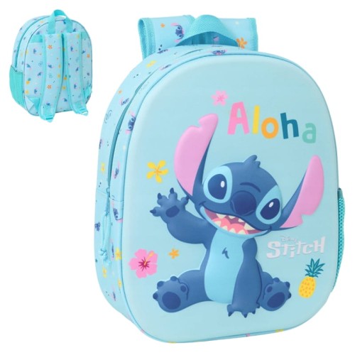Safta Plecak Mały Przedszkolny Stitch Nadruk 3D