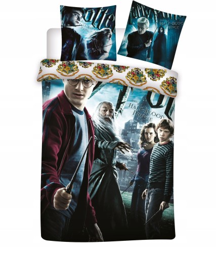 OUTLET! Harry Potter Pościel Dziecięca Bawełniana Komplet 135 x 200 cm 