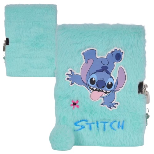 Paso Pluszowy Pamiętnik Z Kłódką Zielony Stitch