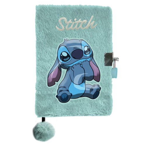 Paso Pluszowy Pamiętnik Z Kłódką Miętowy Stitch