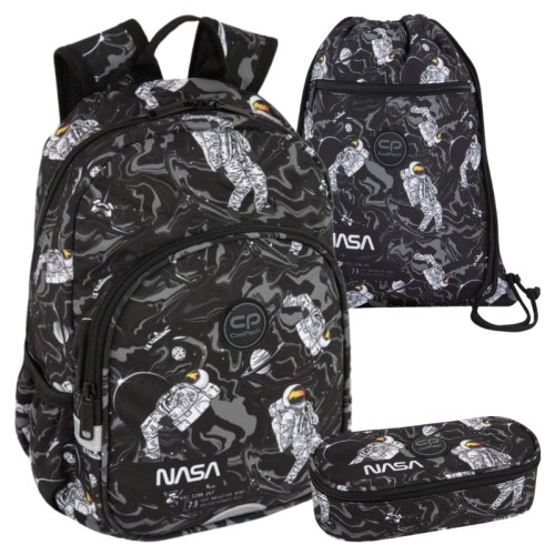 Coolpack Zestaw Plecak Toby Worek Na Buty Vert Piórnik Saszetka Astronaut