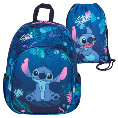 Zestaw Coolpack Plecak Toby Dziecięcy + Worek Na Obuwie Beta Disney Stitch