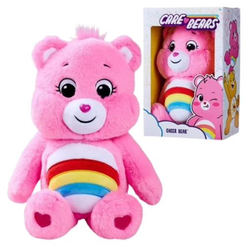 Troskliwe Misie Pluszowa Zabawka Miś Wesołe Serce Maskotka Pluszak W Pudełku 35 Cm.