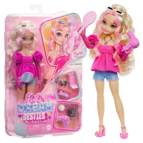 OUTLET! Barbie Dream Besties Lalka Modowa Malibu Kosmetyczka