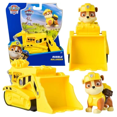 Spin Master Psi Patrol Pojazd Podstawowy + Figurka Rubble 3+