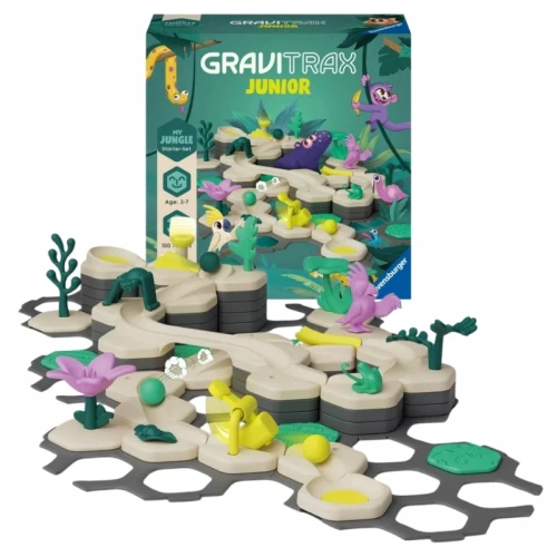 OUTLET! Ravensburger Gravitrax Junior Zestaw Startowy Dżungla Dla Dzieci 3+