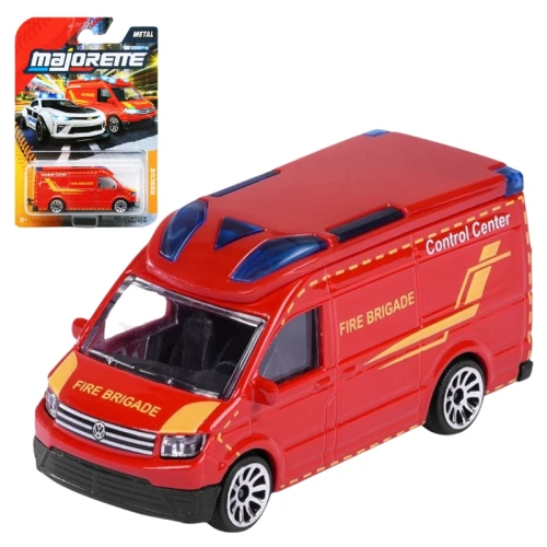 Majorette Rescue SOS Pojazdy Ratownicze Pojazd Autko Samochodzik Model Volkswagen VW Crafter Wóz Strażacki