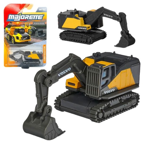 Majorette Volvo Premium Pojazdy Budowlane Pojazd Autko Samochodzik Model Koparka Excavator