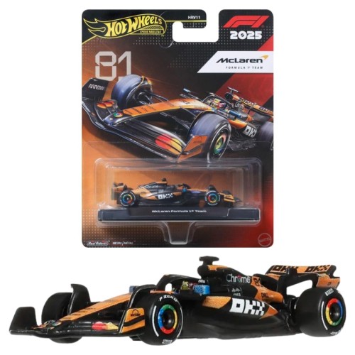 Hot Wheels Premium Formuła 1 Samochód Kolekcjonerski F1 McLaren Oscar Piastri 1:64 JKD81
