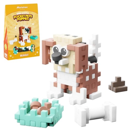 Marioinex Klocki Mini Waffle Pocket Pets Puppies Piesek Beagle