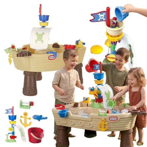 Little Tikes Piaskownica Stół Wodny Statek Piracki