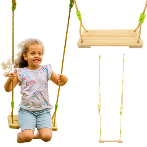 TP Toys Drewniane Siedzisko Do Huśtawki Ogrodowej 300-350cm 