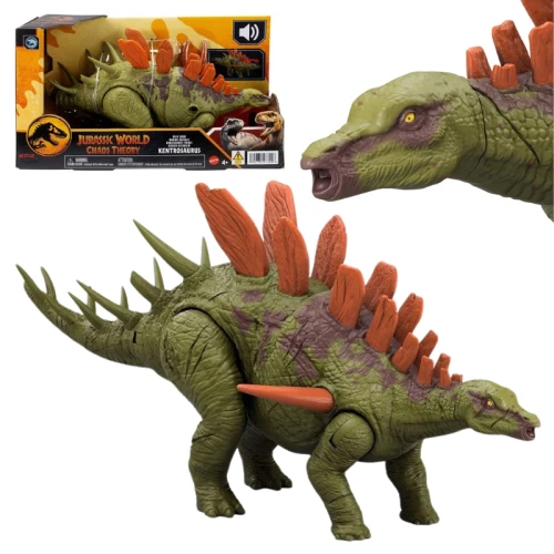 Jurassic World Dinozaur Groźny Ryk Figurka Interaktywna Dźwięk Ruchoma Kentrosaurus