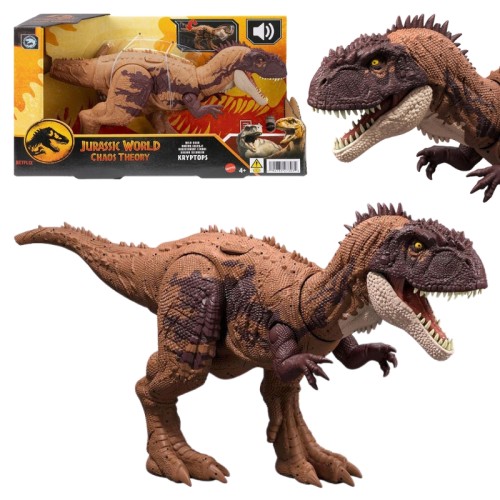 Jurassic World Dinozaur Groźny Ryk Figurka Interaktywna Dźwięk Ruchoma Kryptops