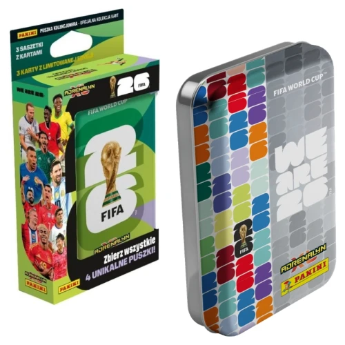 Panini Fifa World Cup 2026 Mini Puszka Saszetka Z Kartami Karty Kolekcjonerskie Piłkarskie