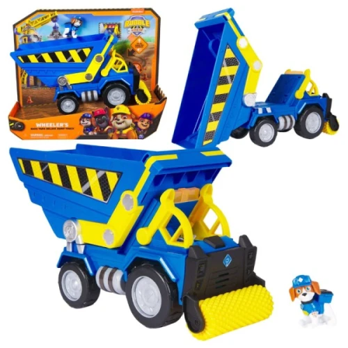 OUTLET! Psi Patrol Rubble & Crew Ciężarówka Bark Yard Deluxe Dump Truck