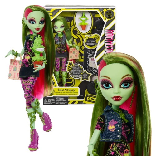 Monster High Reprodukcja Lalka Kolekcjonerska Venus McFlytrap + Akcesoria JHK58