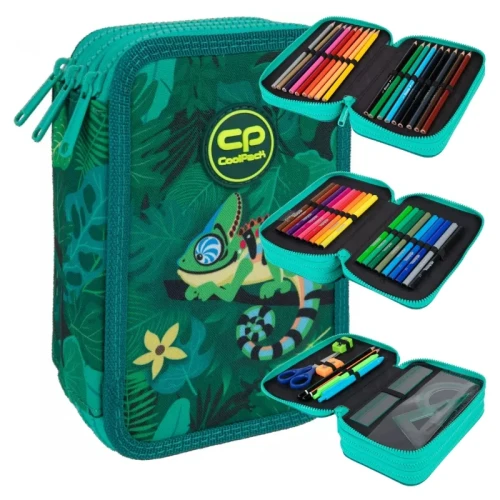 Coolpack Jumper 3 Piórnik Z Wyposażeniem 3-komorowy Tropic
