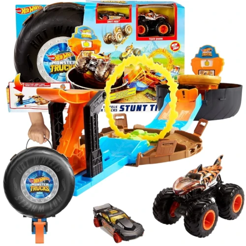 OUTLET! HOT WHEELS MONSTER TRUCK STUNT TIRE OPONA ARENA