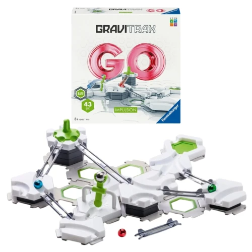 Zestaw GraviTrax Go Impulsion Tor Kulkowy  43 Elementy Dla Dzieci 8+ 